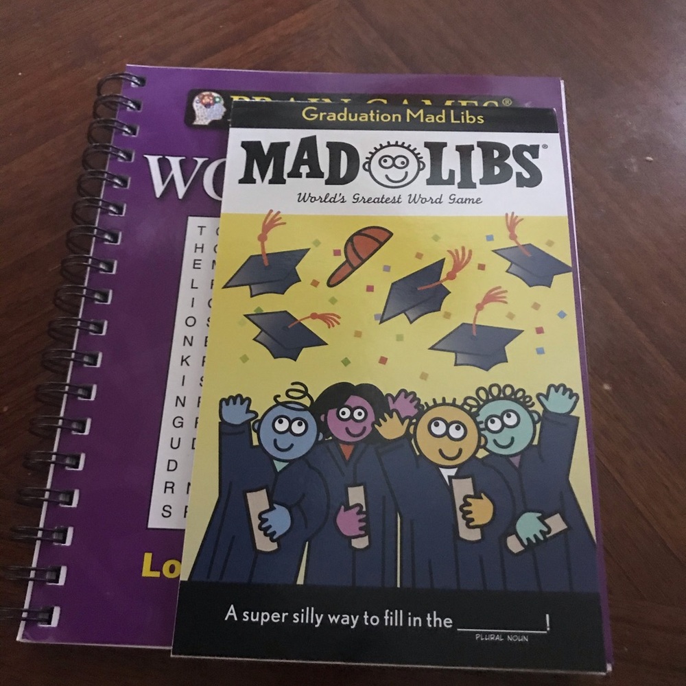Word search and mad Libs combo